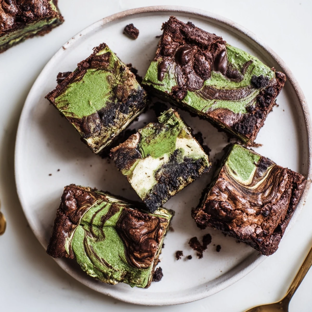 Indulge in these vibrant Matcha-Miso Brownies from the Global Dessert Mash-Ups.