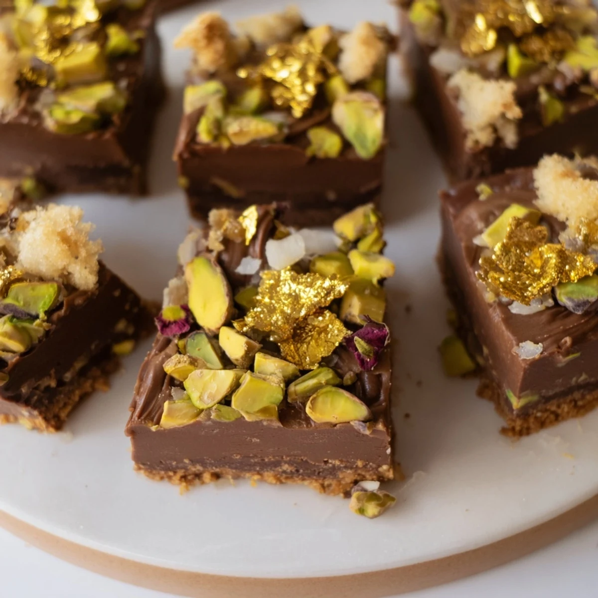 Indulge in rich Chocolate Bar Inspired Creations featuring creamy chocolate and crunchy layers.