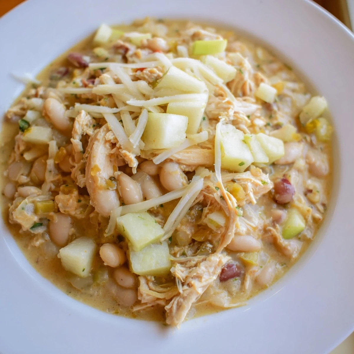 White Cheddar Apple Chili