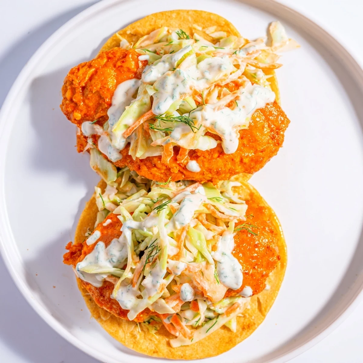 Sizzling close-up of cheesy, savory Buffalo Chicken Smash Burger Tacos ready to eat.