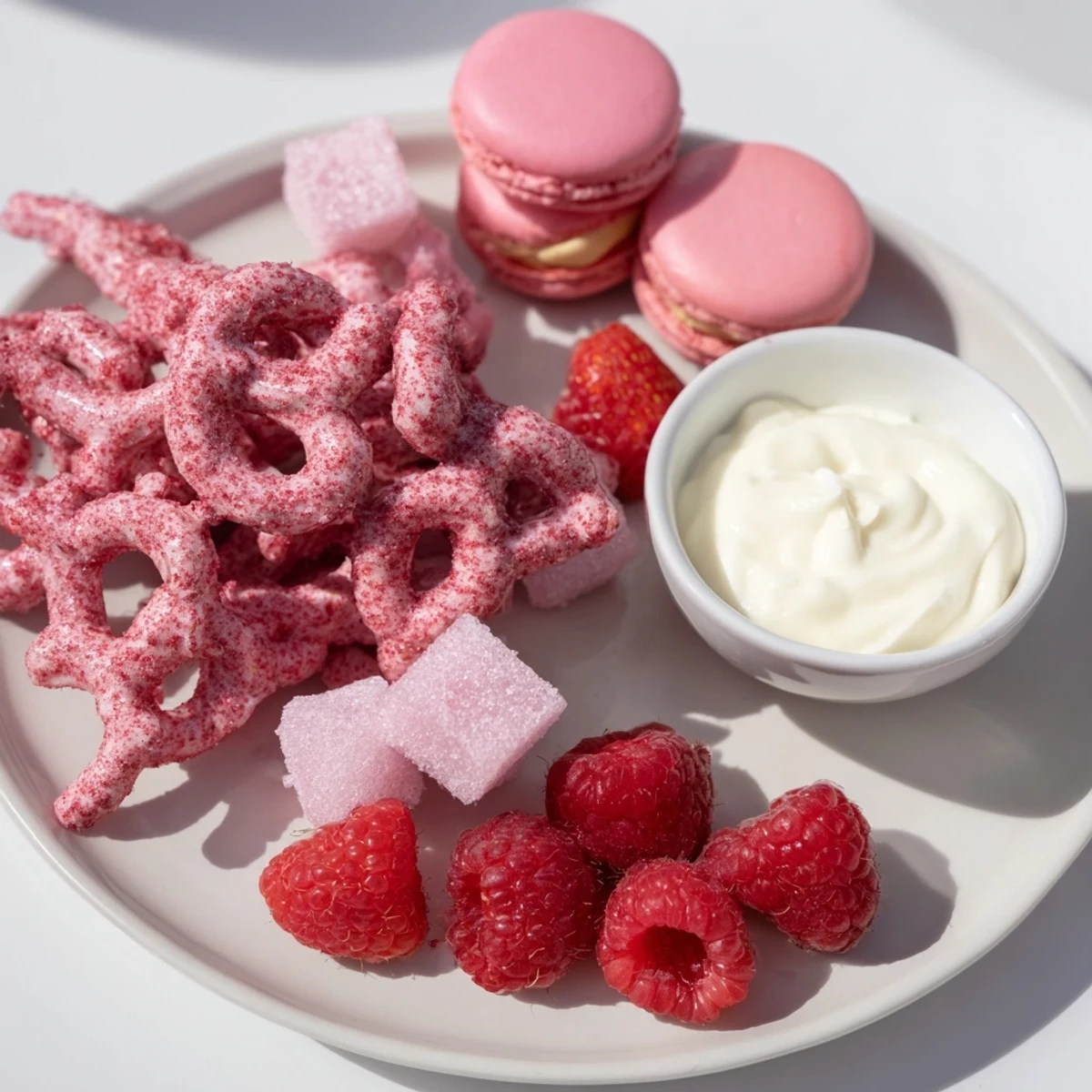 A beautifully arranged baby reveal snack board, showcasing sweet and savory treats for all guests.
