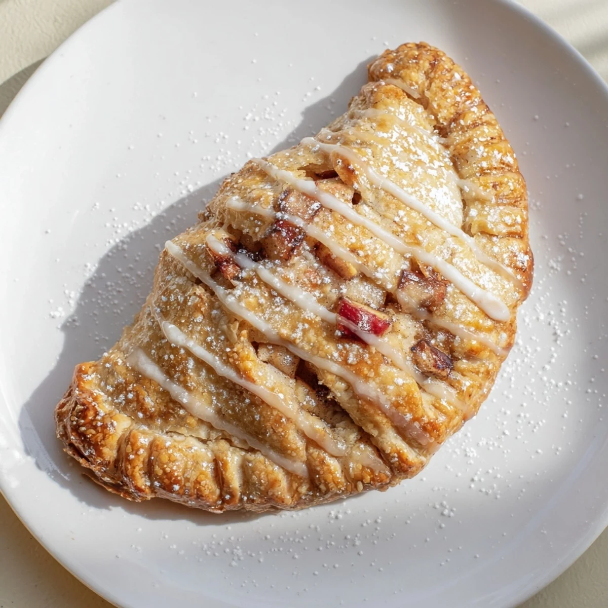 Golden, flaky Mitten Shaped Hand Pies, filled with spiced apples, await in this festive winter dessert.