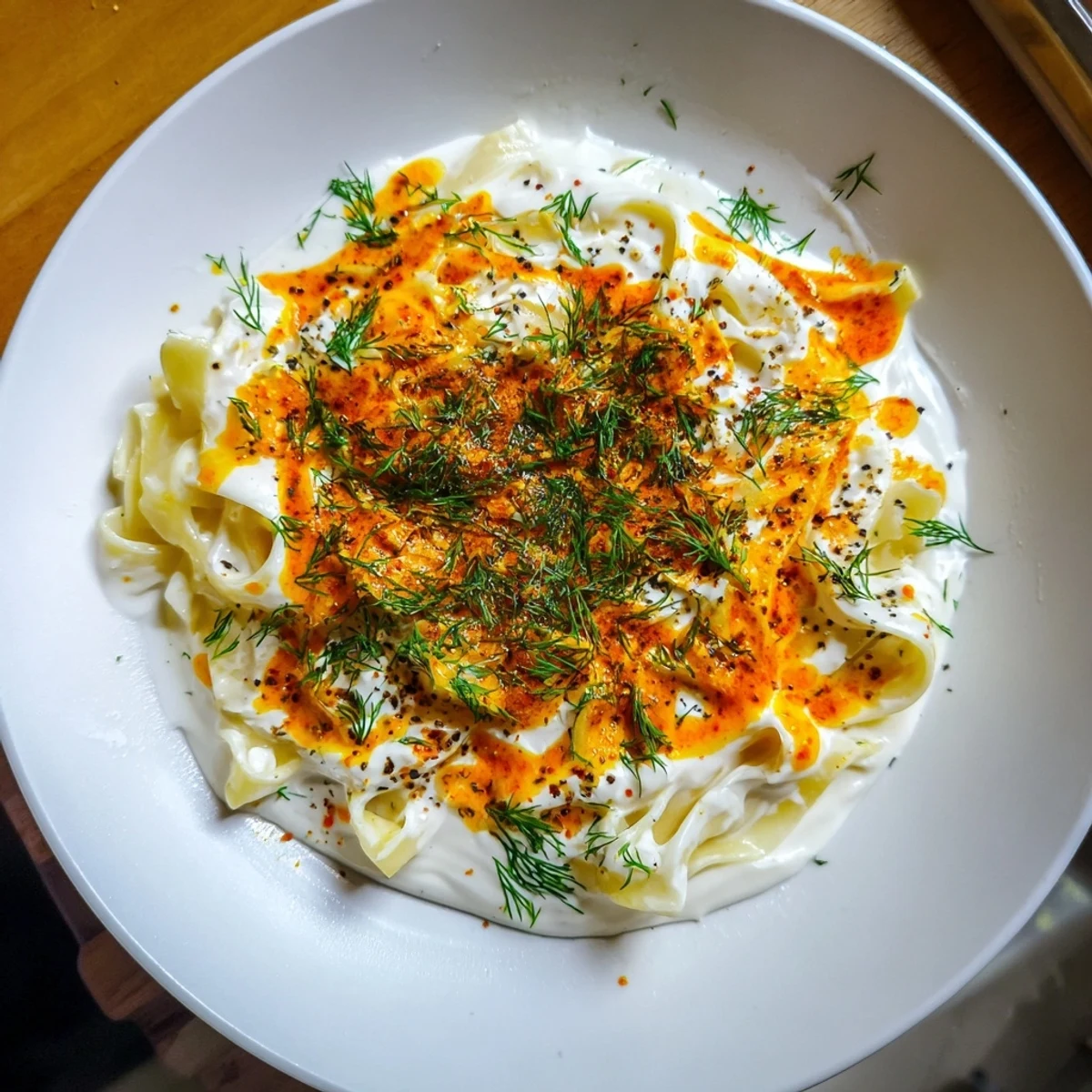 Turkish Pasta with Paprika Butter