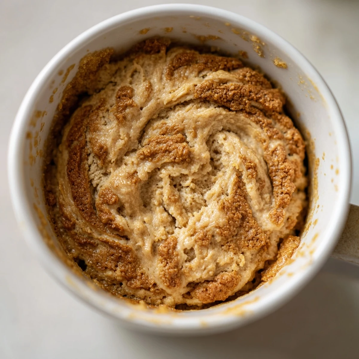 Enjoy the gooey texture of this easy 2-Minute Peanut Butter Mug Cake, ideal for a sweet treat tonight.