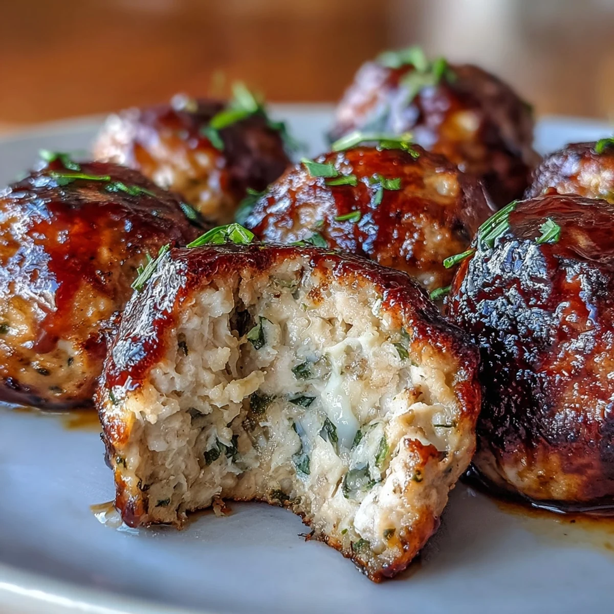 Light Teriyaki Turkey Meatballs