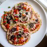 Rice Cake Pizza Squares