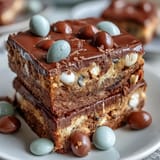 Cadbury Egg Cookie Bars