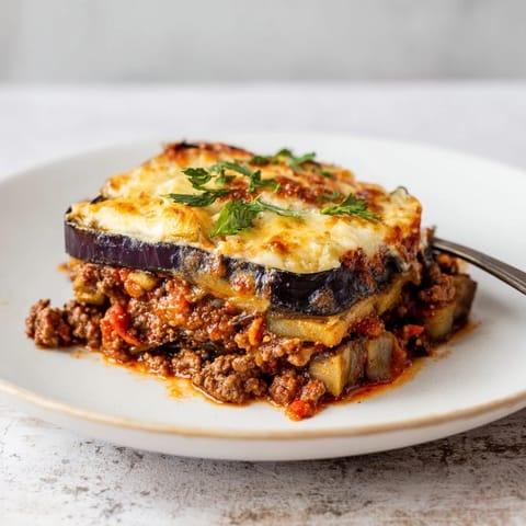 Moussaka Beef Eggplant Layers