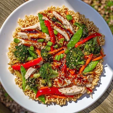 Sheet-Pan Crispy Ramen Veggies