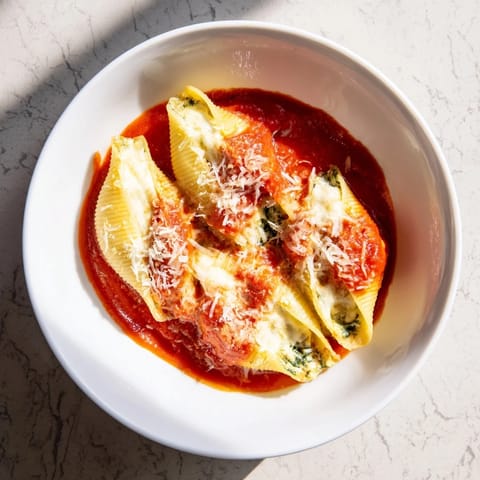 Pesto Ricotta Stuffed Shells