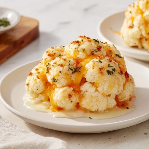 Lightened Mac & Cheese Bake