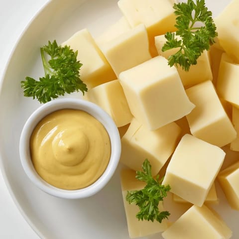 Gouda Cubes Mustard Dip