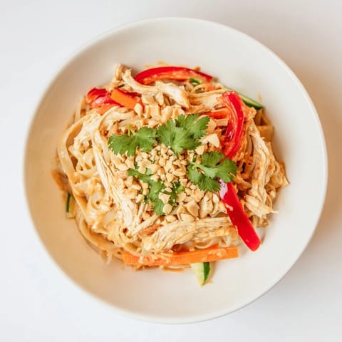 Thai-Inspired Peanut Chicken Pasta