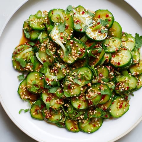Zesty Shake Cucumber Salad