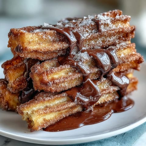 Cinco de Mayo Churro Bites with Chocolate Dipping Sauce