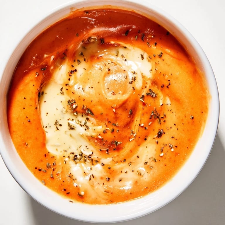 Rich, vibrant Instant Creamy Marinara Hack glistening on pasta, ready to be devoured.