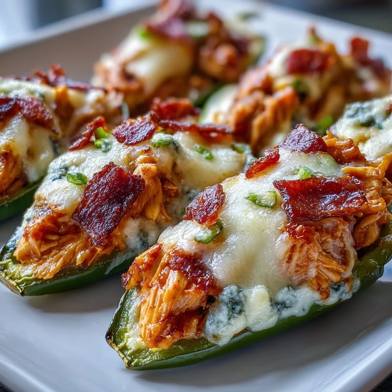 Buffalo Wing Poppers served warm with celery sticks and a side of creamy blue cheese dip.