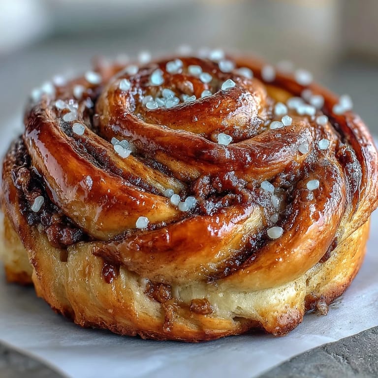 Buttery Swedish cardamom buns twisted into elegant knots, baked golden, and topped with crunchy pearl sugar for a cozy fika treat.