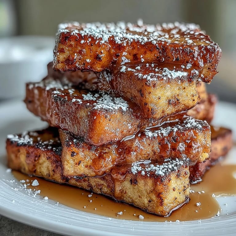 Deliciously baked maple pumpkin French toast sticks with a cinnamon aroma.