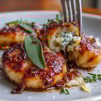 Golden brown butter sage gnocchi with crispy sage leaves, a comforting Italian dish perfect for weeknight dinners or elegant gatherings.