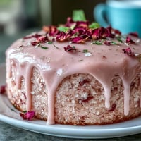 Beautiful Bridal Shower Rosé Velvet Cake, a pink masterpiece with gold drip.