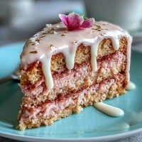 Blush pink Bridal Shower Rosé Velvet Cake with stunning gold drip.